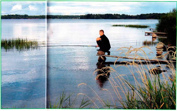 Рыбалка на озере Вельё