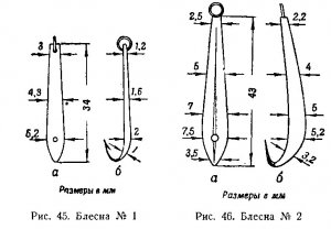 Зимние блесны