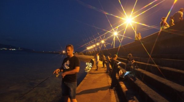 Ночная рыбалка на Волге
