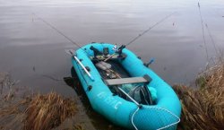 Как ловить рыбу с резиновой лодки