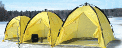 Палатки для зимней рыбалки: Как выбрать материал