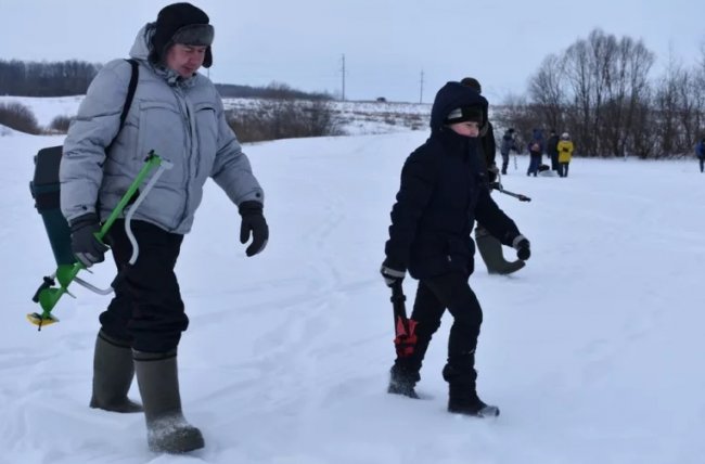 Семейный выход на лёд