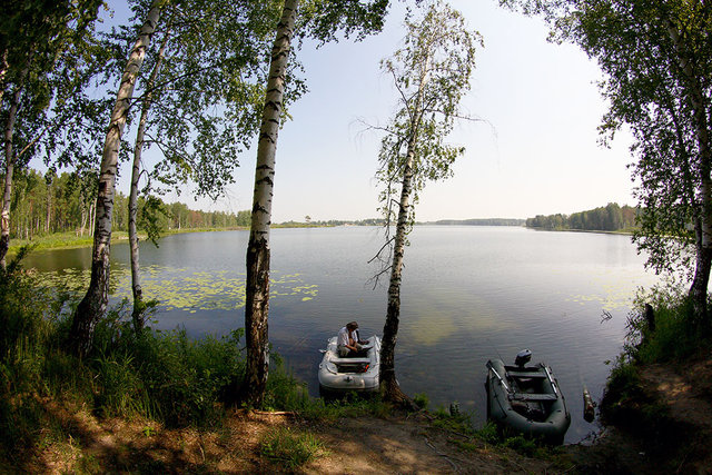 Озеро Правдинское - известное место для рыбалки в Алтайском крае