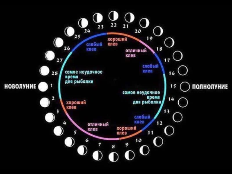 Лунный календарь ловли